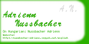 adrienn nussbacher business card